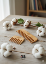 شانه چوبی دست ساز با قابلیت شخصی سازی - Image 2