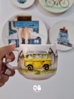 ماگ سرامیکی دست ساز طرح ونلایف