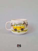 ماگ سرامیکی دست ساز طرح ونلایف مپگرد