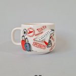 ماگ سرامیکی دست ساز طرح جهانگردی مپگرد