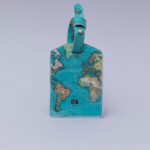 تگ چمدان طرح نقشه جهان سبز آبی مپگرد