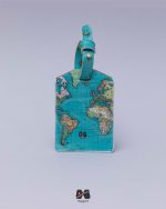 تگ چمدان طرح نقشه جهان سبز آبی مپگرد