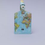 تگ چمدان طرح نقشه جهان آبی مپگرد