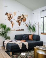 نقشه جهان چوبی پازلی سه بعدی پرایم چند رنگ