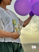 کیف پاسپورتی گردنی مخفی طرح نقشه جهان نارنجی