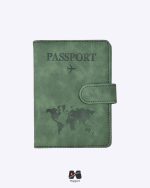 کاور پاسپورت و شناسنامه مگنتی مپگرد سبز