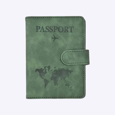 کاور پاسپورت و شناسنامه مگنتی مپگرد سبز