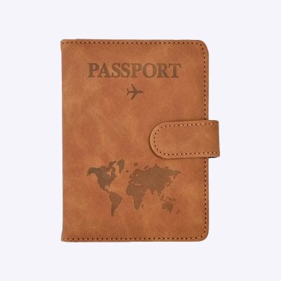 کاور پاسپورت و شناسنامه مگنتی مپگرد عسلی