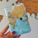 کاور پاسپورت و شناسنامه طرح نقشه جهان آبی