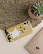 قاب موبایل طرح نقشه پاریس دوست داشتنی