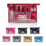 پک شامپو مسافرتی و آرایشی بهداشتی 9 تکه شفاف