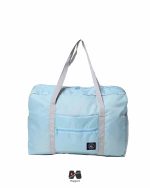 کیف تاشو ضد آب همراه چمدان سبز آبی