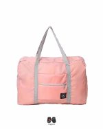 کیف تاشو ضد آب همراه چمدان گلبهی