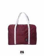 کیف تاشو ضد آب همراه چمدان زرشکی