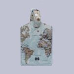 تگ چمدان طرح نقشه جهان کروم مپگرد