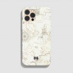 قاب موبایل طرح نقشه جهان کرم