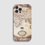 قاب موبایل طرح نقشه جهان آنتیک