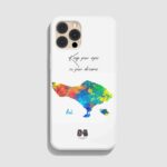 قاب موبایل نقشه آبرنگی بالی