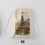 کوله پشتی مخمل طرح بالی