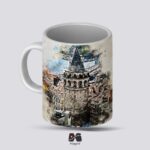 ماگ سرامیکی طرح استانبول، برج گالاتا مپگرد