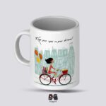 ماگ سرامیکی طرح دوچرخه سوار مپگرد