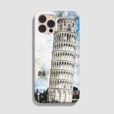 قاب موبایل طرح ایتالیا برج پیزا