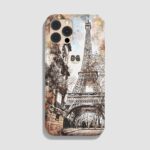 قاب موبایل طرح برج ایفل پاریس مپگرد