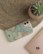 قاب موبایل طرح نقشه جهان کاربنی مپگرد