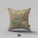 کوسن طرح نقشه جهان سبز