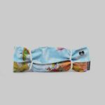 جا لقمه ای پارچه ای طرح نقشه جهان آبی مپگرد