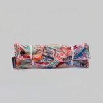 جا لقمه ای پارچه ای طرح مهر ویزا مپگرد