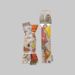 جا لقمه و جا قاشق چنگالی طرح نقشه جهان وینتیج مپگرد