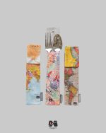 جا قاشق چنگالی پارچه ای سفری