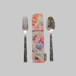 جا قاشق چنگالی دکمه دار طرح مهر ویزا مپگرد