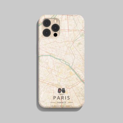 قاب موبایل نقشه خطی پاریس طرح نود مپگرد