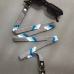 بند عینک گلیمی طوسی آبی مپگرد