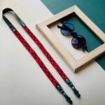 بند عینک سوزن دوزی بلوچی قرمز مپگرد