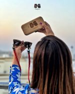 بند عینک سوزن دوزی بلوچی و جعبه عینک چوبی