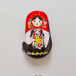 ست مانیکور طرح ماتروشکا روسیه مپگرد