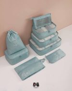 ست نظم دهنده چمدان 8 تکه خارجی سبزآبی مپگرد