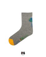 جوراب سفر مپگرد رنگ طوسی طرح کره زمین