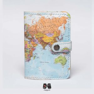 کاور پاسپورت و شناسنامه طرح نقشه جهان آبی