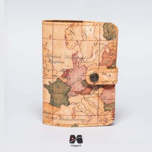 کاور پاسپورت و شناسنامه طرح نقشه جهان قدیمی مپگرد